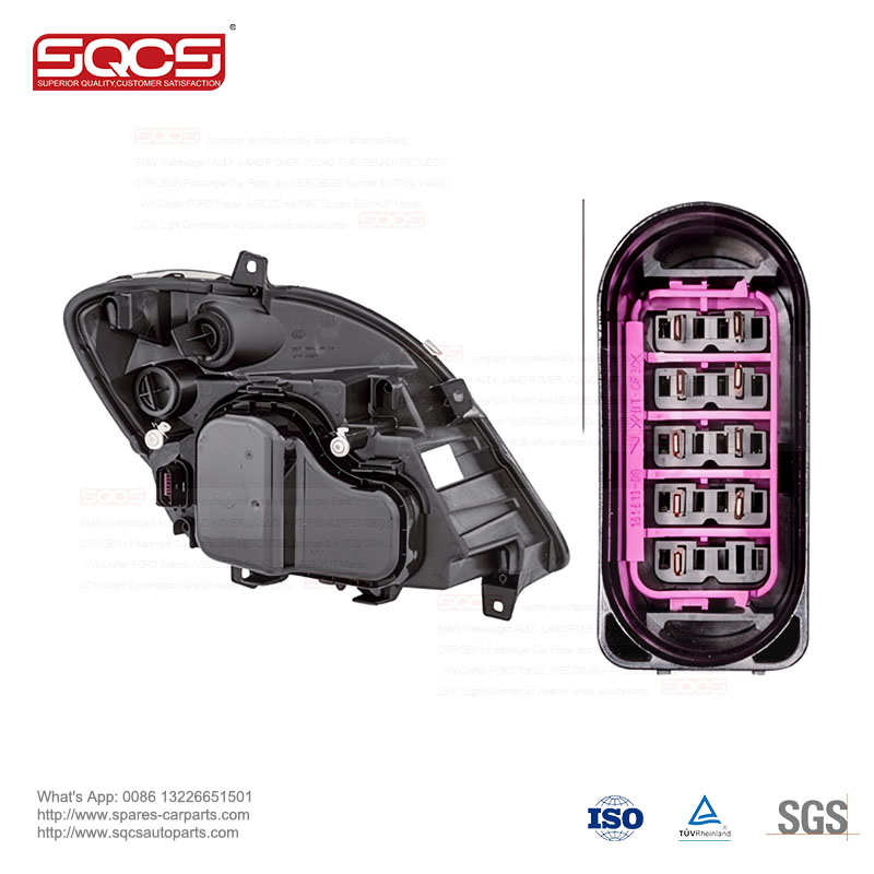 Automotive Systems Head Light High Volta 12V White DRL Turn Signal 9068200161 for Mercedes-Benz Sprinter W906 12V