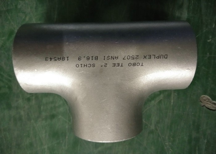Steel ASTM A812 UNS S31803 S32750 S32760 6 Inch SCH80S Equal Tee