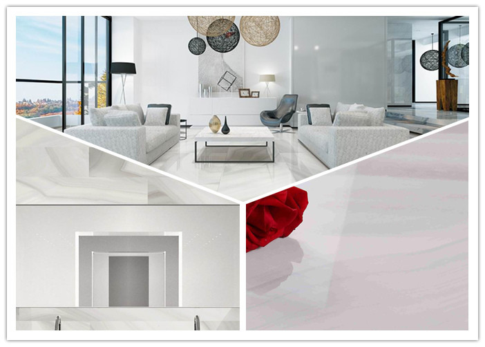 Agate Beige Color Polished Marble Porcelain Tile 60*120cm For Living Room Indoor Porcelain Tiles