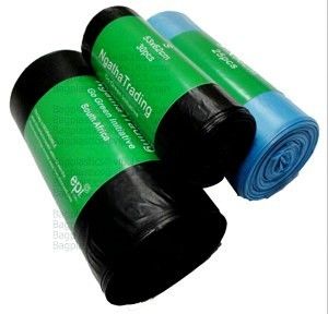 ASTM D6400 100% Compostable Trash Bags, 2.6 Gallon, 9.84 Liter, 100 Count, Extra Thick 0.71 Mils, Food Scrap Bagease pac