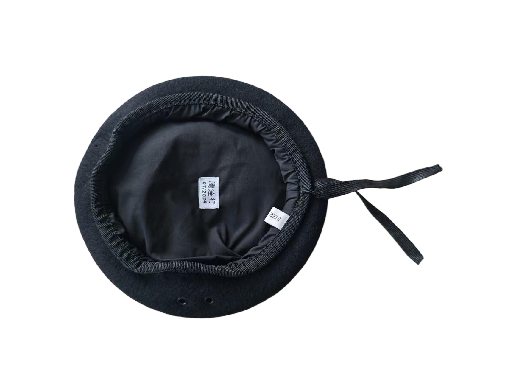 Classic Onyx Dress Beret Parade Ready Uniform Hat