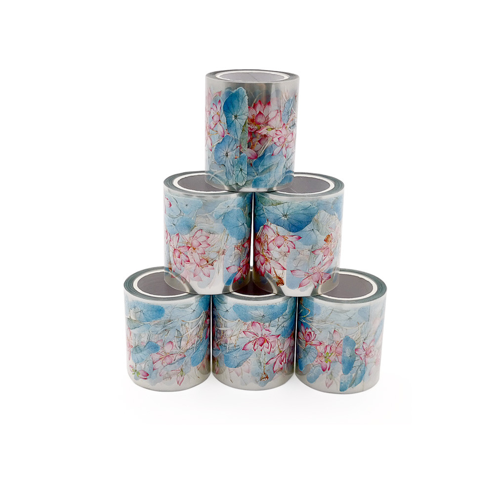 Custom Size Single Sided Rubber Washi Tape Waterproof Writable