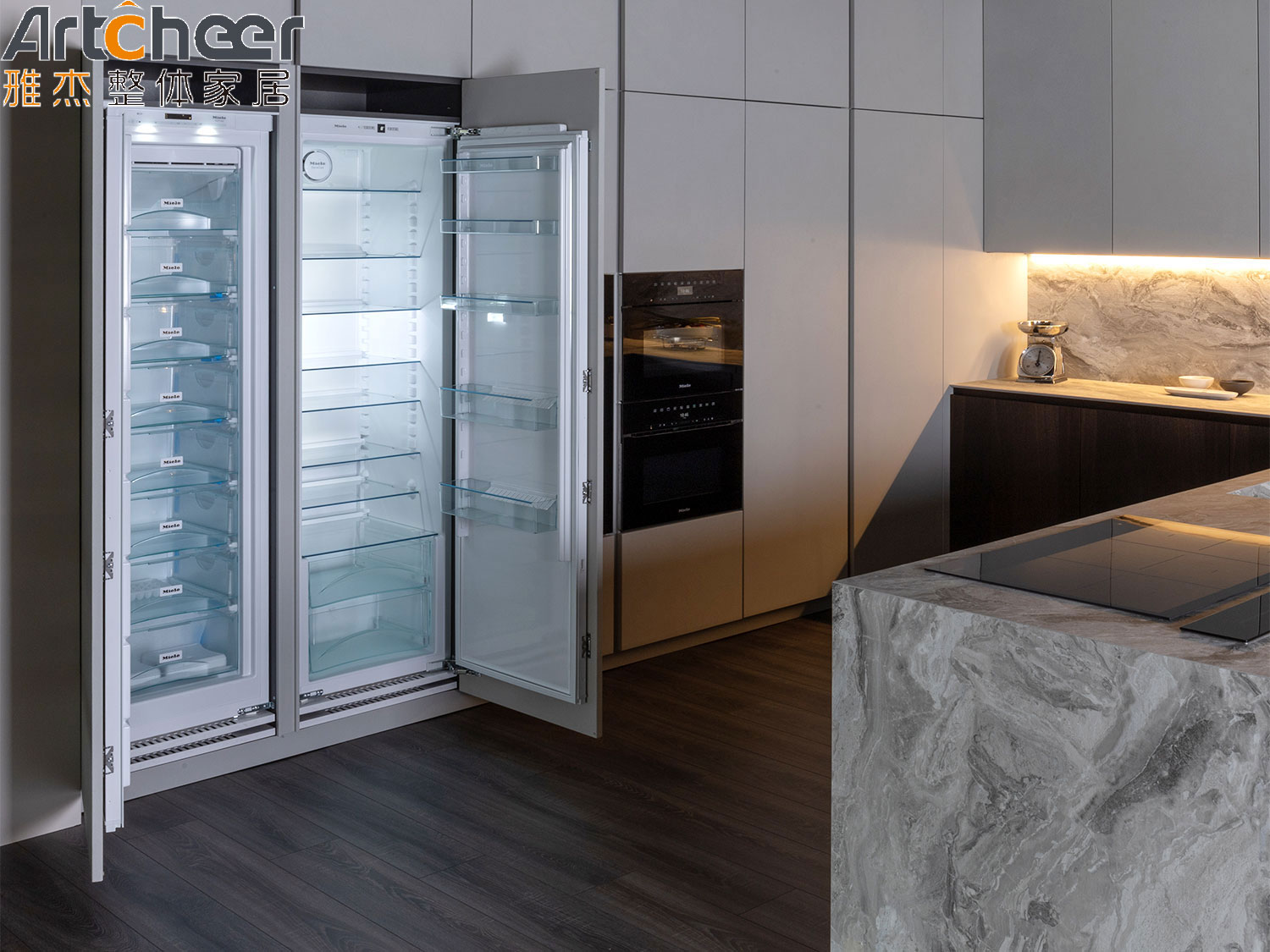 Kitchen Furniture Customized Color L Shape Kitchen Cabinets for Modern Interior Design