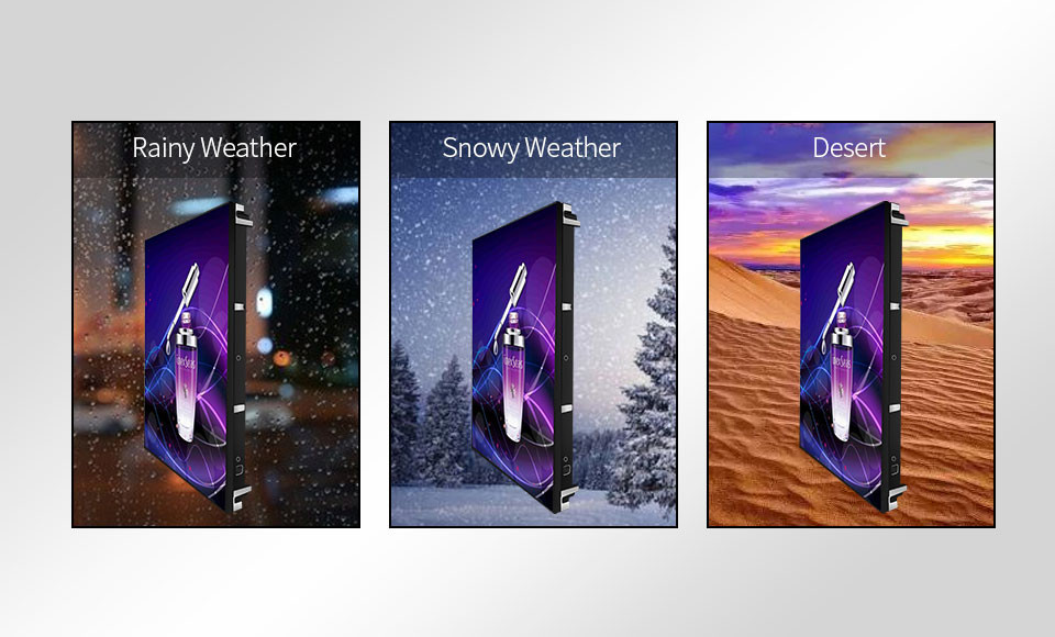 Waterproof Outdoor Advertising LED Display Customizable P16 LED Display Fixed Installation