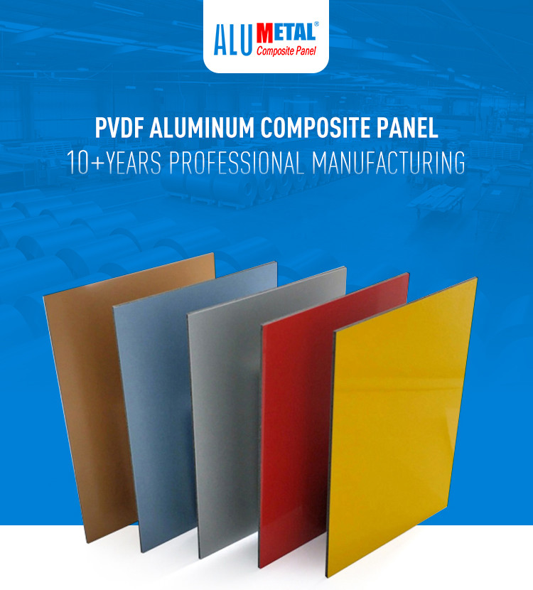 Mould Proof ACM PVDF Aluminum Composite Panel Material 3MM 1500x5000mm