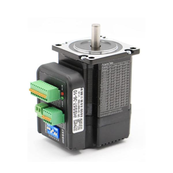 Black Body 1.8deg 5A 3N.M Nema24 Closed Loop Stepper Motor With Integrated