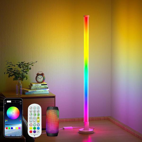 RGB Color Changing LED Ambient Corner Light for Decorative Floor Lighting 35*35