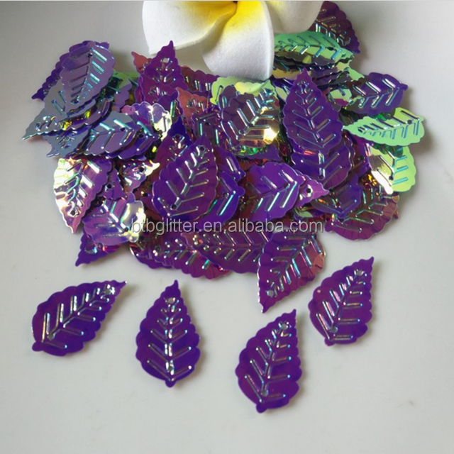 PVC Leaves Sequin Manufacture Perfect for Valentine's Day Celebrations