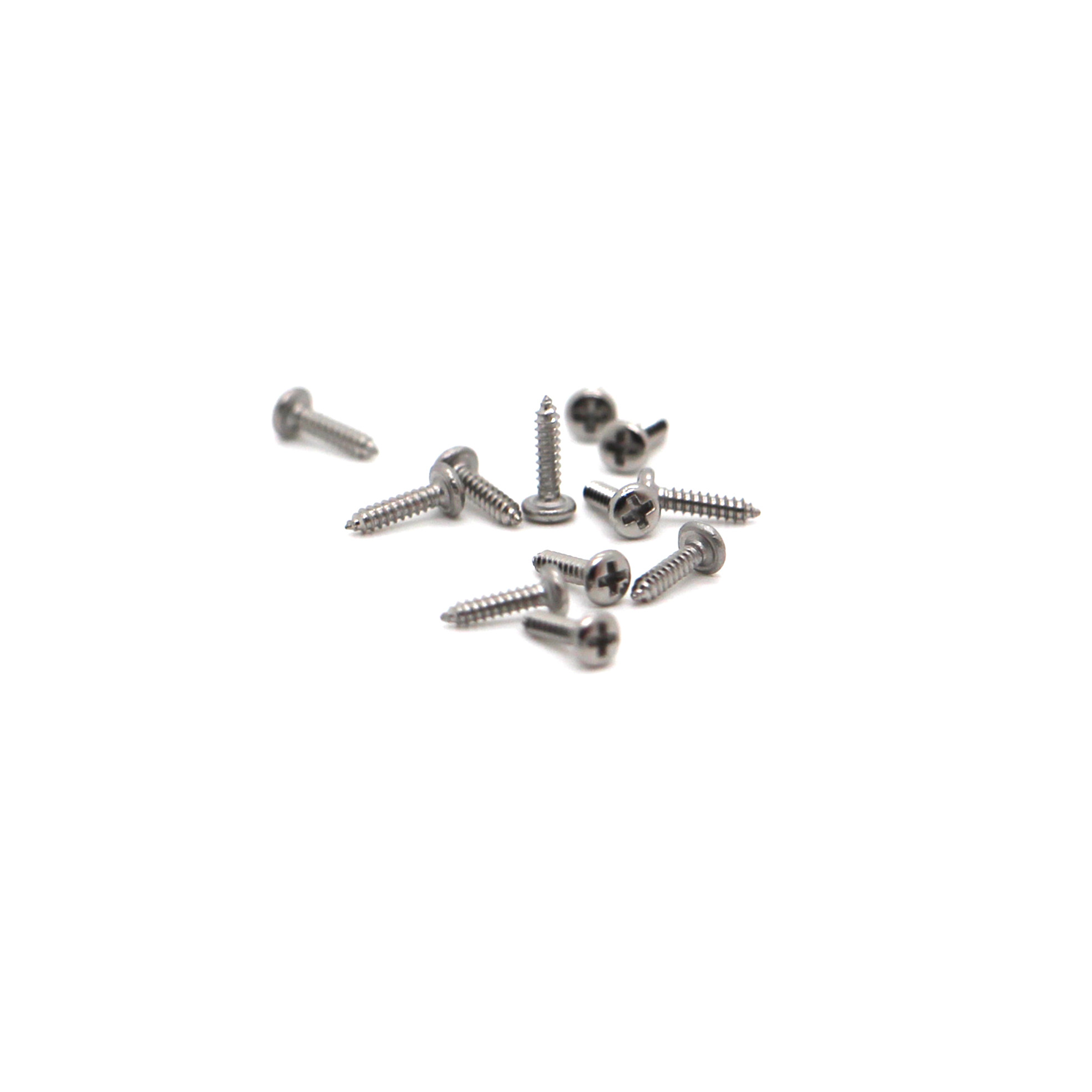 M0.5 Miniature Self-Tapping Screws Carbon Steel Black Oxide Coated Flat Head For Camera