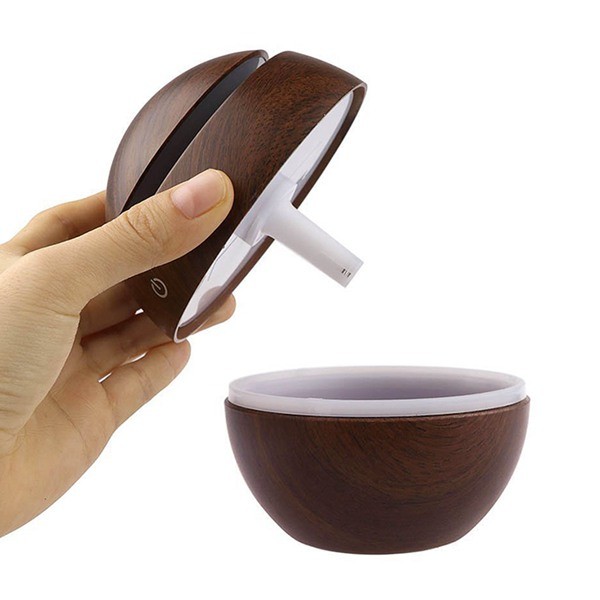 Color Changing USB Charging Mini Wood Grain Aromatherapy Diffuser
