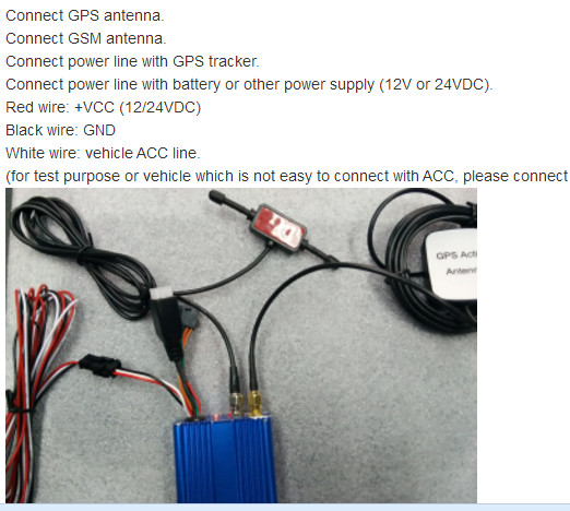 Motorcycle GPS Tracker With Free Tracking system UBLOX Chip Geo - Fence Alert