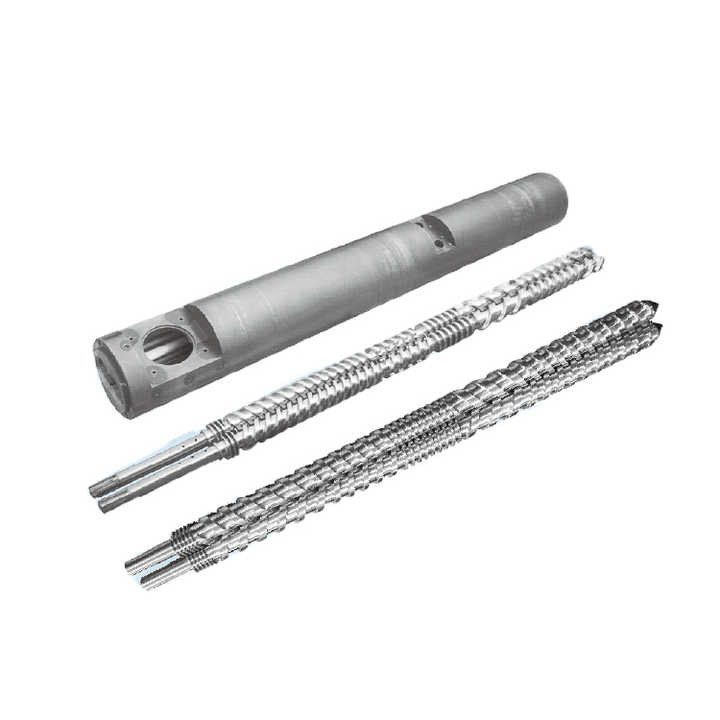 Parallel Twin Screw and Barrel Theysohn TTS88-26 Double Screw Barrel