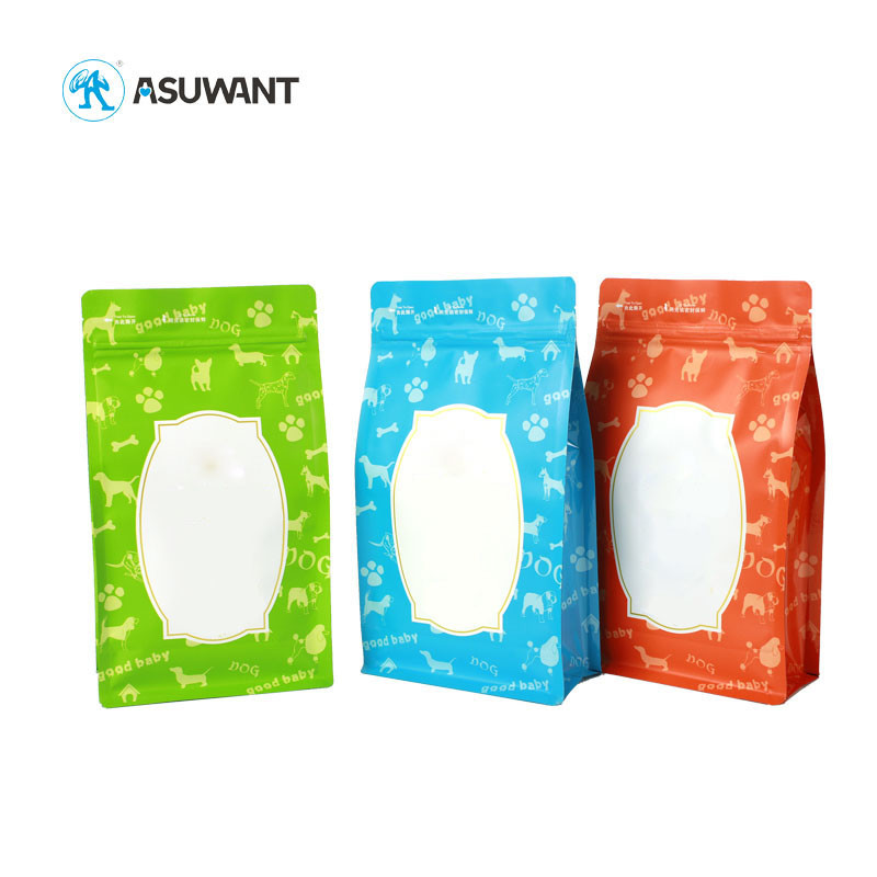 Zip Closure 120 Mic Vmpet Dog Food Packaging Bag
