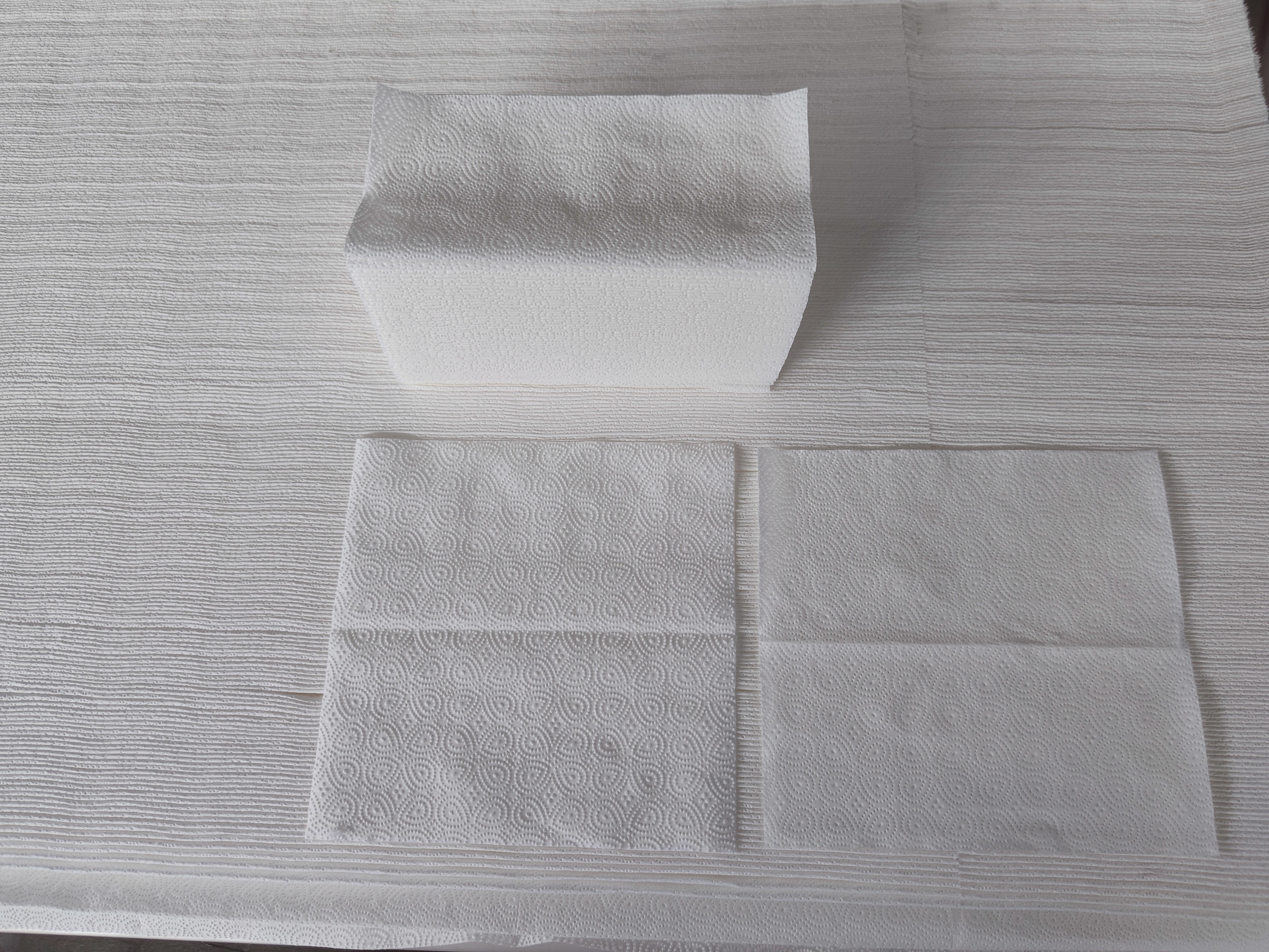Edge Embossing And Full Embossing Drawing PLC Facial Tissue Making Machine