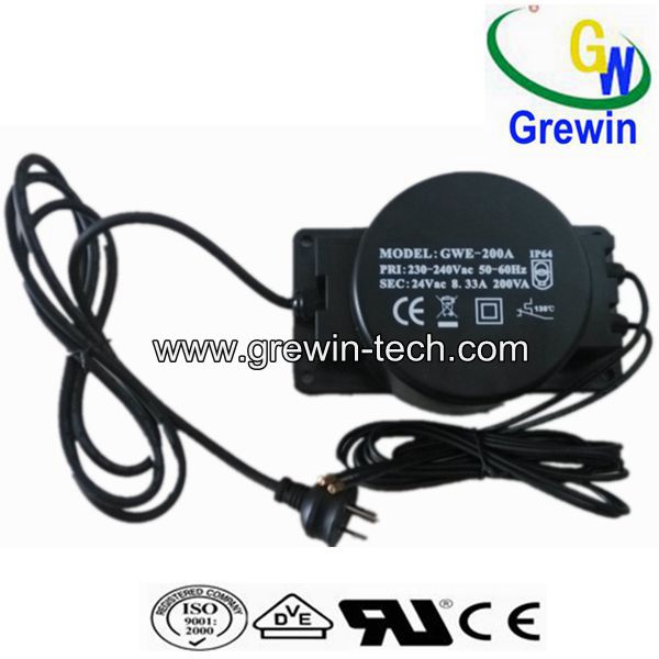 105va 1000va toroidal waterproof transformer for outdoor wall lighting