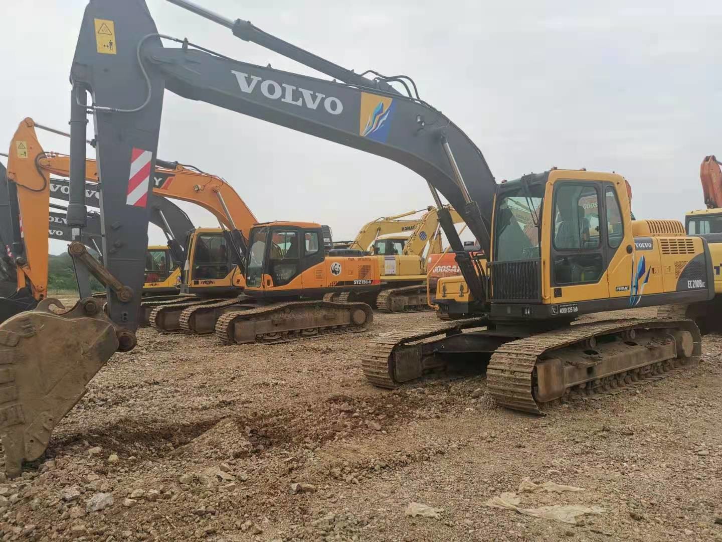 D6D Engine 0.9m3 Bucket 21T Used Volvo Excavator EC210