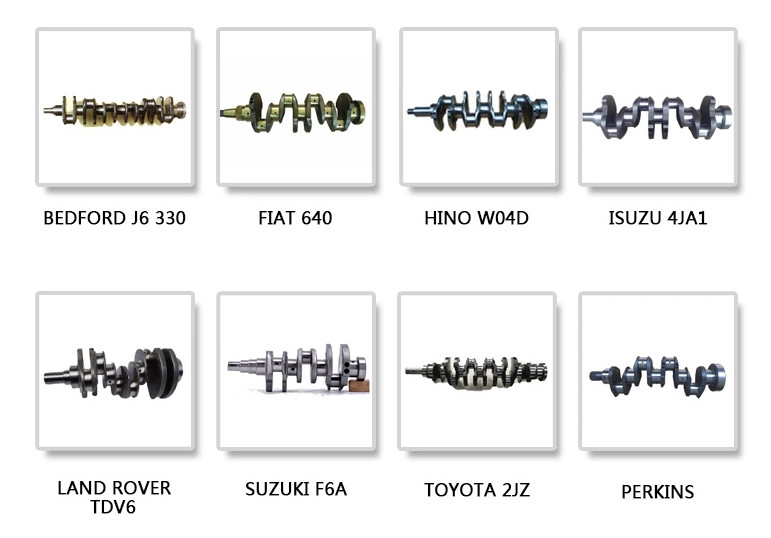 Engine Forging & Casting Crankshaft 14B 15B For Toyota Cast Iron Material