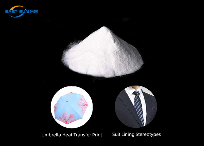 Polyester Hot Melt PES Adhesive Powder For Interlining 80 Micron 20kg White