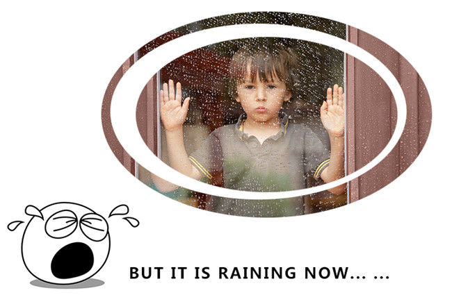 UFO Childrens Waterproof Raincoats , Yellow Duck Raincoat Outdoor Rain Gear For Kids