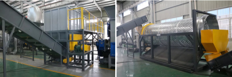 Polyester Staple Plastic Recycling Machine 1500RPM 190KW For Waste Recycle Plant