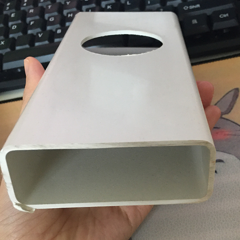 100x50mm PVC Channel for Hydroponics Growing System Cutting Service Customizable
