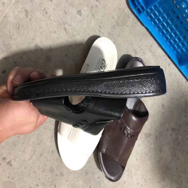 Men'S Fashon Silppers 3colors Casual And Fashion Daily Life Brown Color