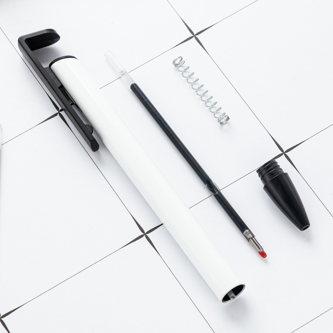 Sublimation Blanks Plastic Ballpoint Pen Creative Promotional Pen For DIY Logo Printing