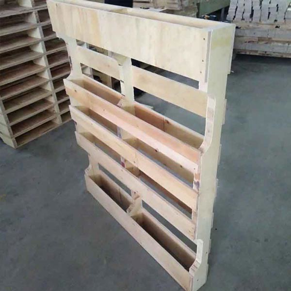 Semi Automatic Double Head Wood Stringer Pallet Notching Machine