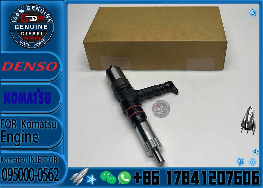 High Quality Electric Common Rail Injector 6218-11-3101 095000-0562 For Komatsu Sa6D140E