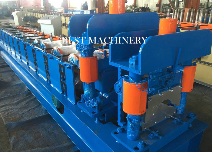 Ridge Cap Cold Making Roll Forming Machine With PLC Control 380V50HZ