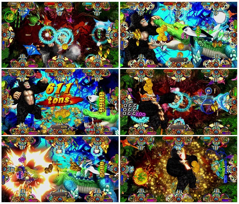 Oceanking3 Fish Game Motherboard , HDMI Kingkong'S Rampage board
