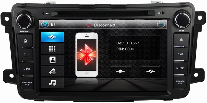 Ouchuangbo Car DVD for Mazda CX-9 2012- GPS Satnav Multimedia Head Unit SWC iPod BTOCB-8069A