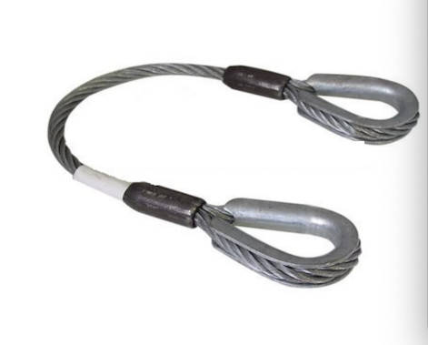 1 Inch Metal Thimble For Rope , EN 13411-1 wire cable thimble