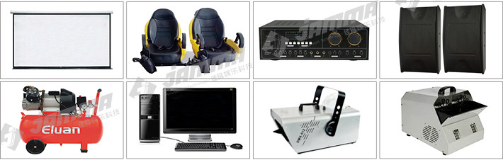 Indoor 7D Cinema Simulator Theater Equipment Special Effects Motion Chairs