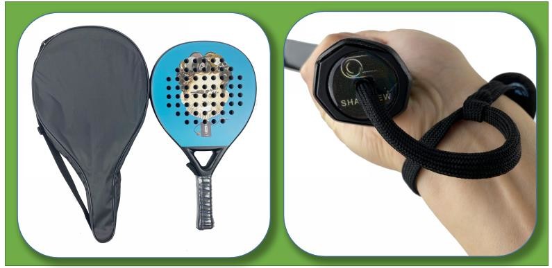 Drop Shot Beach Tennis Paddles Matte Eva 17 Carbon Padel Racket