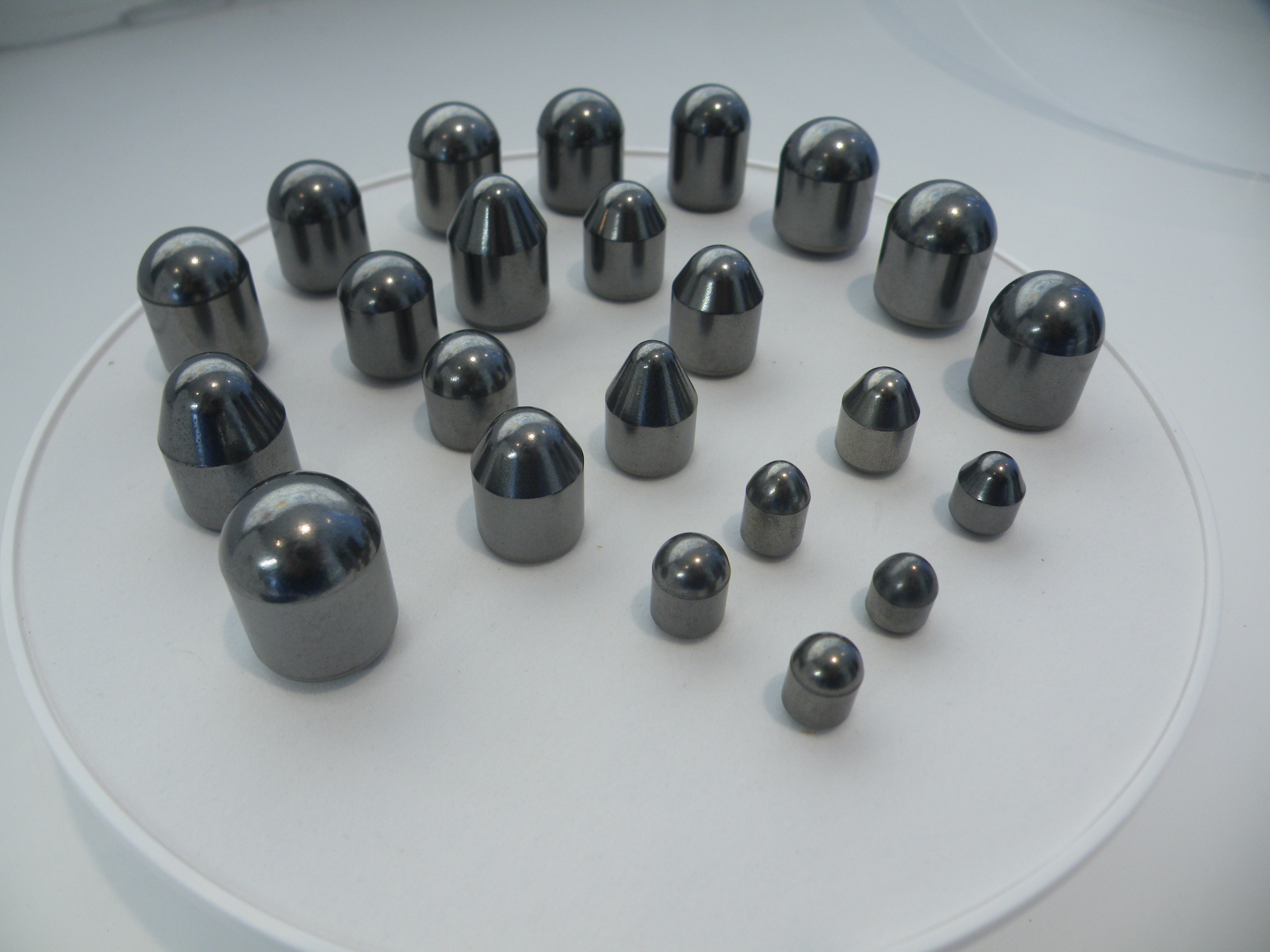 KK06 KK06H KK30 Tungsten Carbide Button Bits Wear Resistance For Oil / Rock Drilling