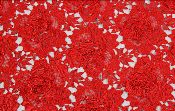 2018 Summer Newest Style chemical Embroidery Fabric 140cm wide for wedding dress