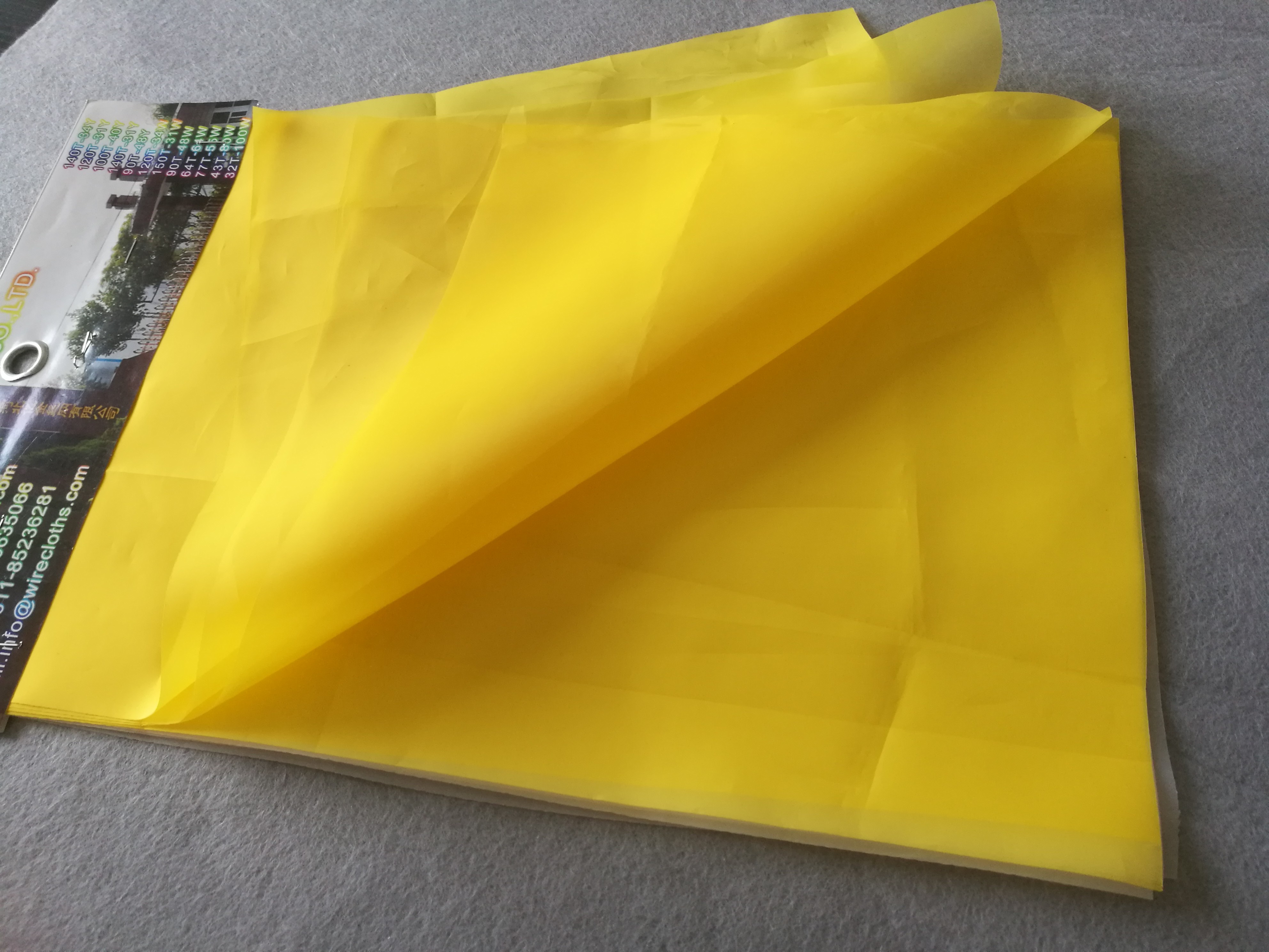 Good Colourful Polyester Screen Printing Mesh Ceramic Printing Wire Mesh