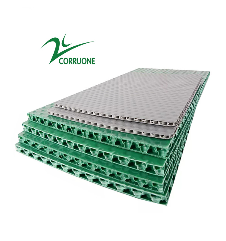 4mm 4x8 Coroplast Sheet 48x96in PP Hollow Construction Board