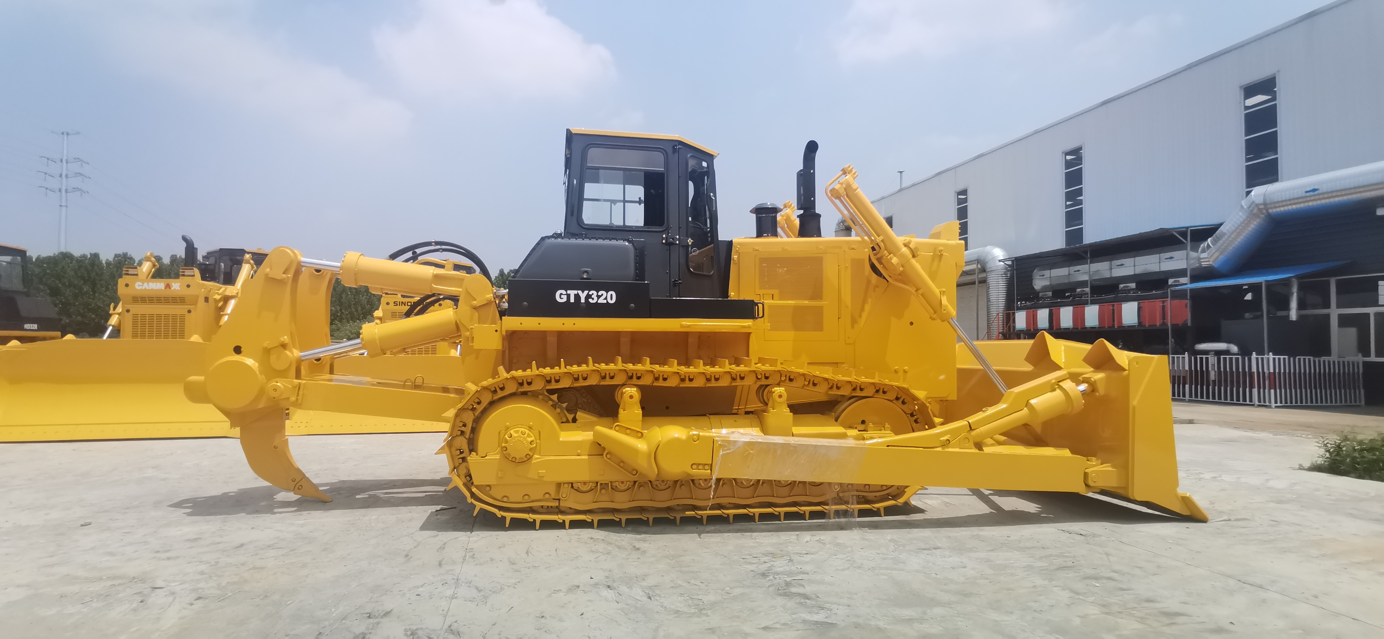 GTY320 320HP Crawler Bulldozer Machine Not Wetland Type Digging Bulldozer With Cummins Engine