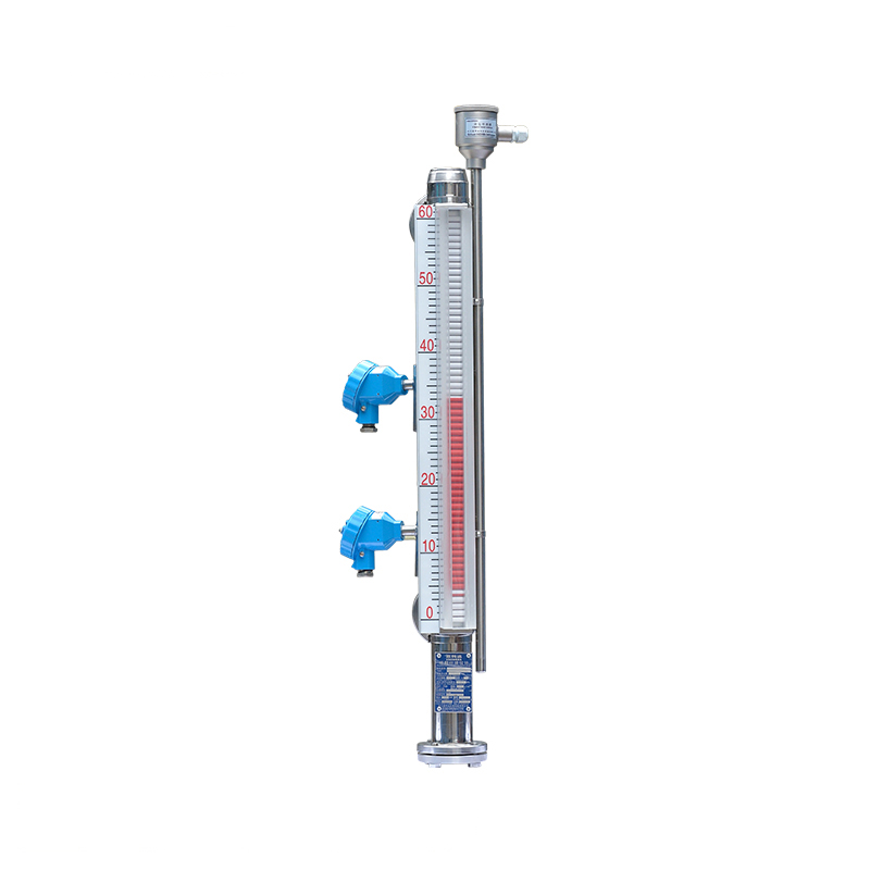 Liquid Measuring PN2.5 Magnetic Tank Level Indicator And Remote Transmitter