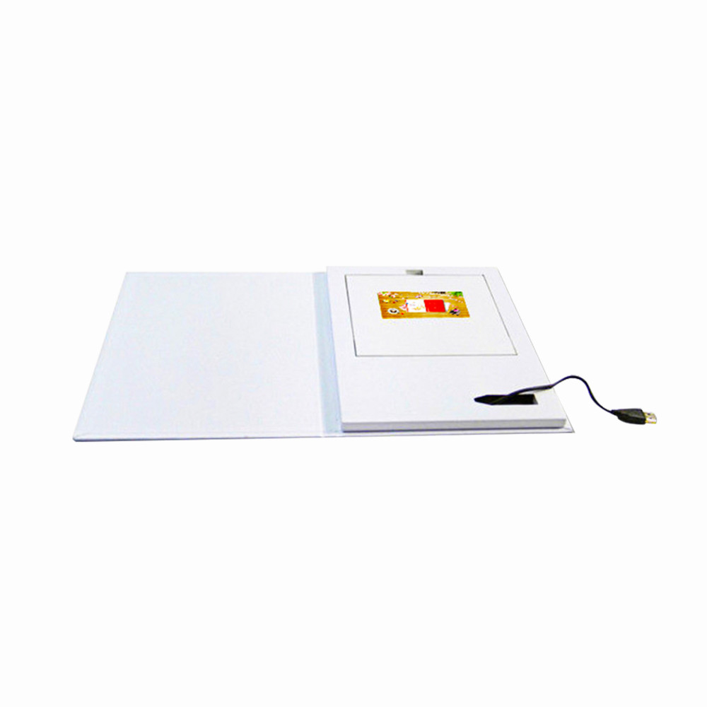 1GB Memory Tri Fold Video Brochure 1024×600 Resolution for business OEM