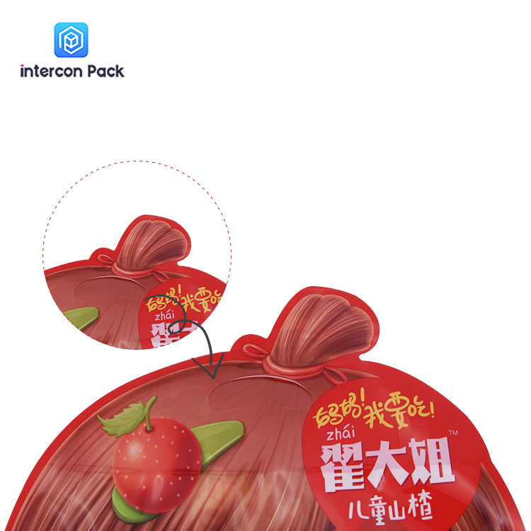 Sealed Paper Plastic Composite Bag Special Shaped Recyclable Food Grade