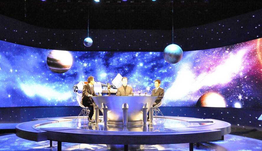 Commercial Stage Curved Video Wall Displays P3.91 High Refresh No Flicker