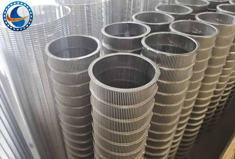 Id40mm Stainless Steel Profile Wet Dry Separator Od48mm Vee Wire Screen Filter