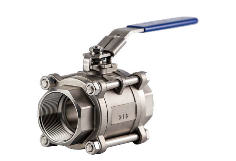 1/2 Inch Ss304 316 Stainless Steel Key Lock Sanitary 2pcs Port Female Thread Steam Ball Valve