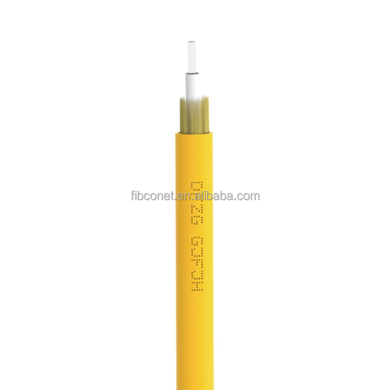 Single Core FTTH Waterproof Flame Retardant Indoor Optical Cable GJFJV/H for Communication