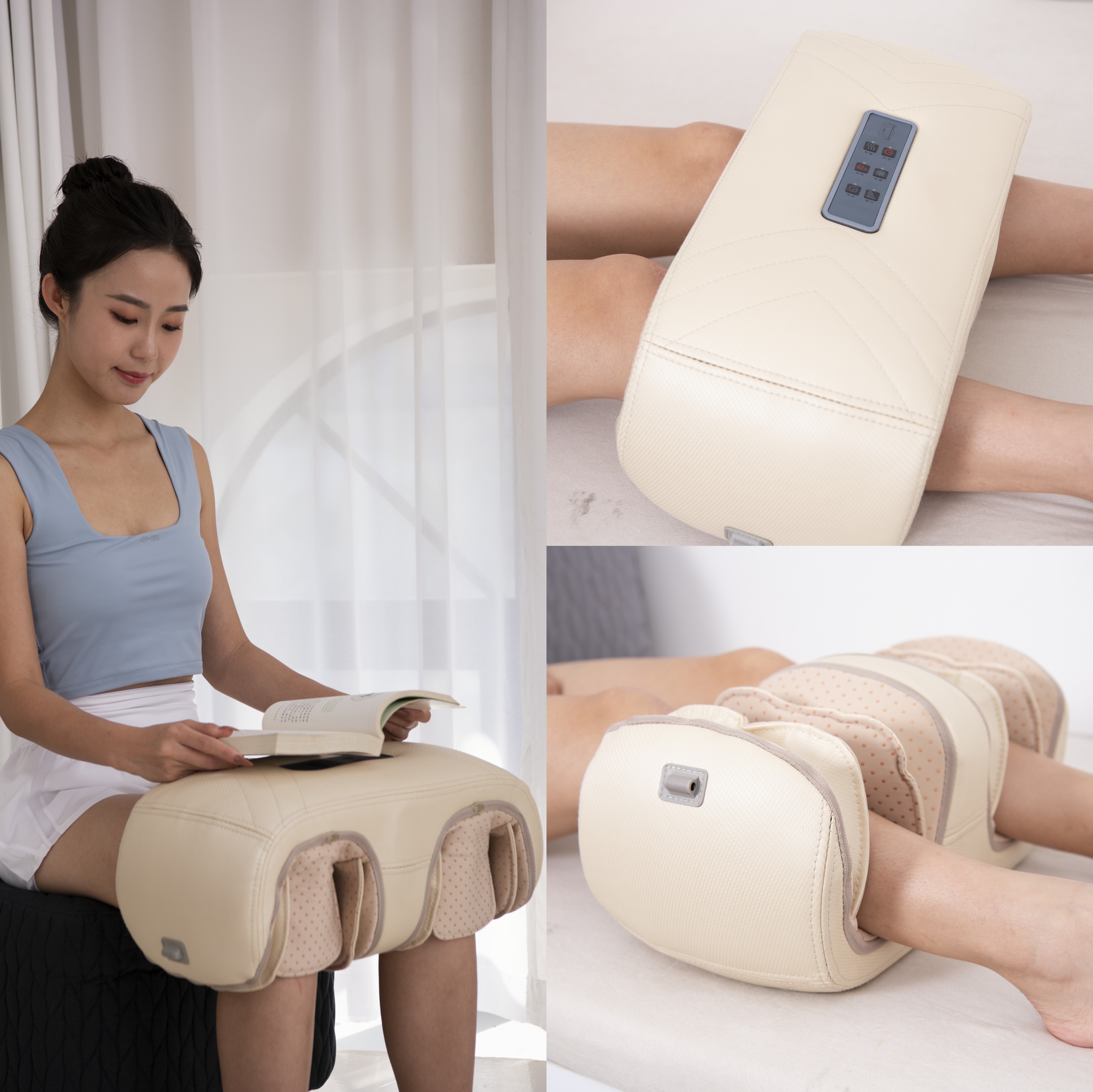 Air Compression 2200mAh Knee Joint Massager Knee Massager For Arthritis