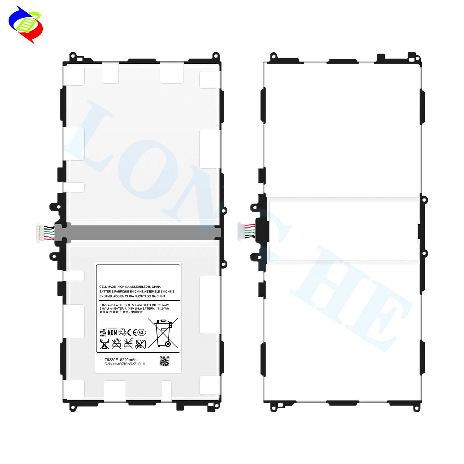 8220mAh T8220E Galaxy Note 10.1 2014 P600 P601 P605 T525 T520 Battery for Samsung Galaxy P601 Battery