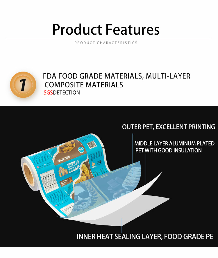 Eco-Friendly Multi-Layer Aluminum Foil Film Roll - Flexible Thickness & Width Options​​​